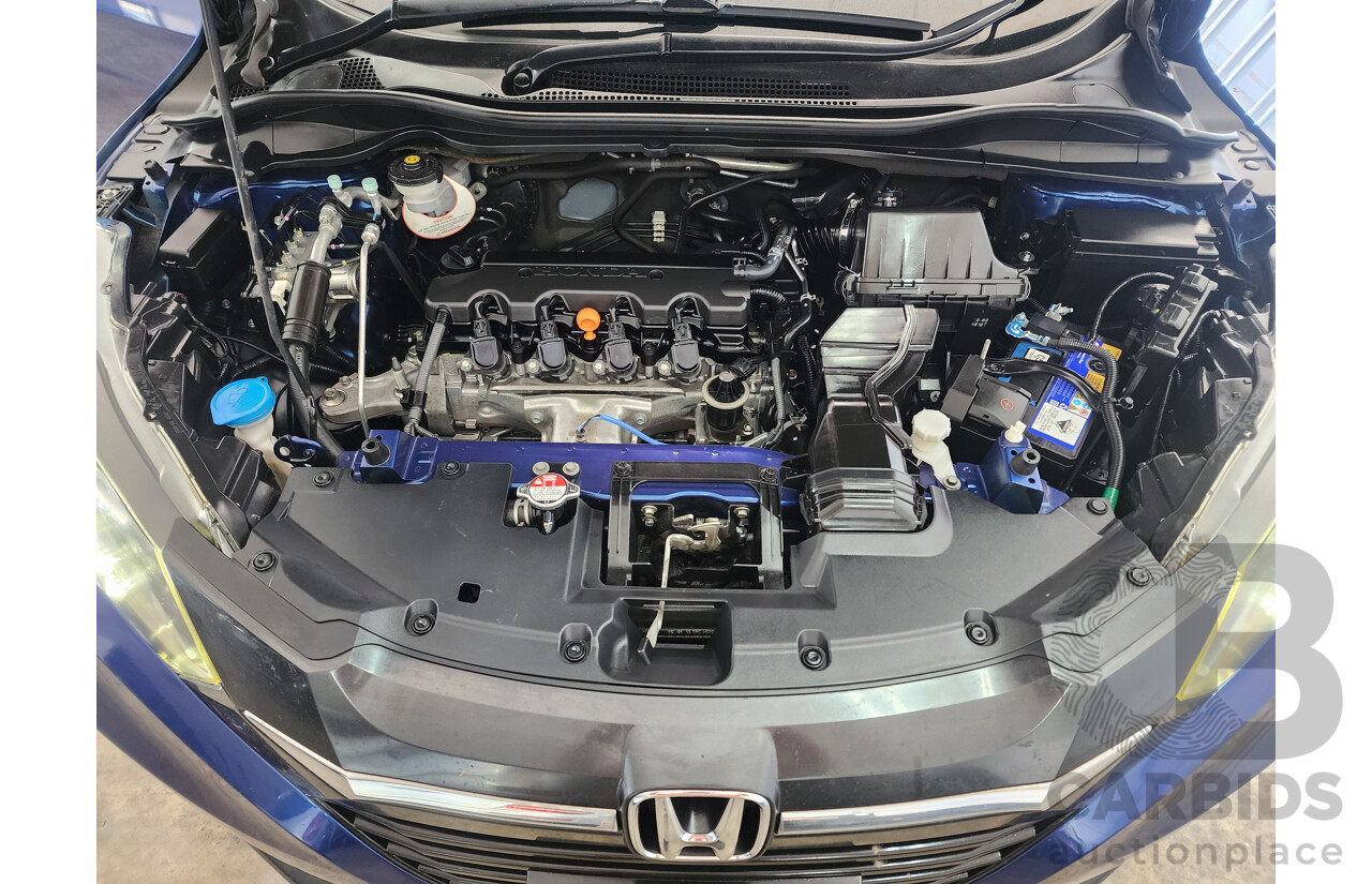 3/2015 Honda Hr-V Vti-S  4d Wagon Blue 1.8L