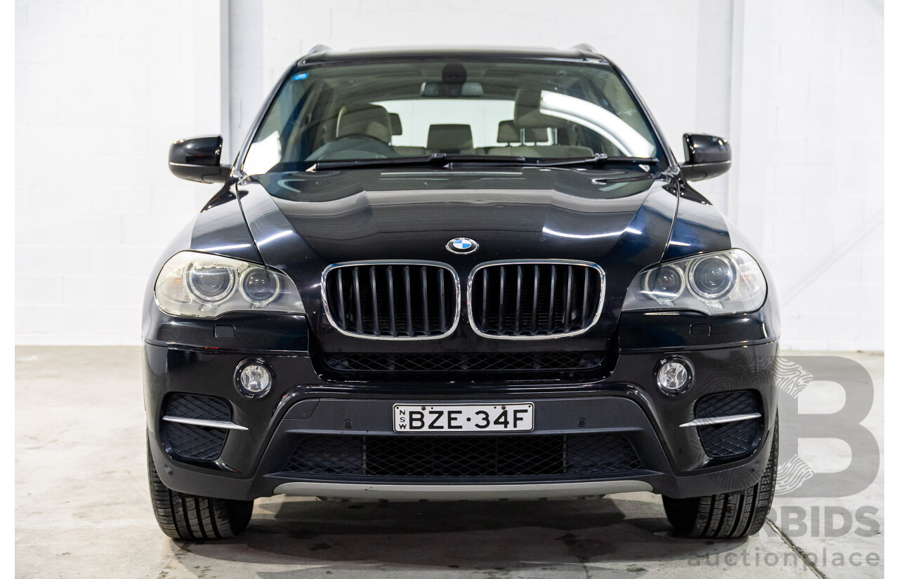 7/2011 BMW X5 Xdrive 30d E70 MY11 4d Wagon Carbon Black Metallic Turbo Diesel 3.0L