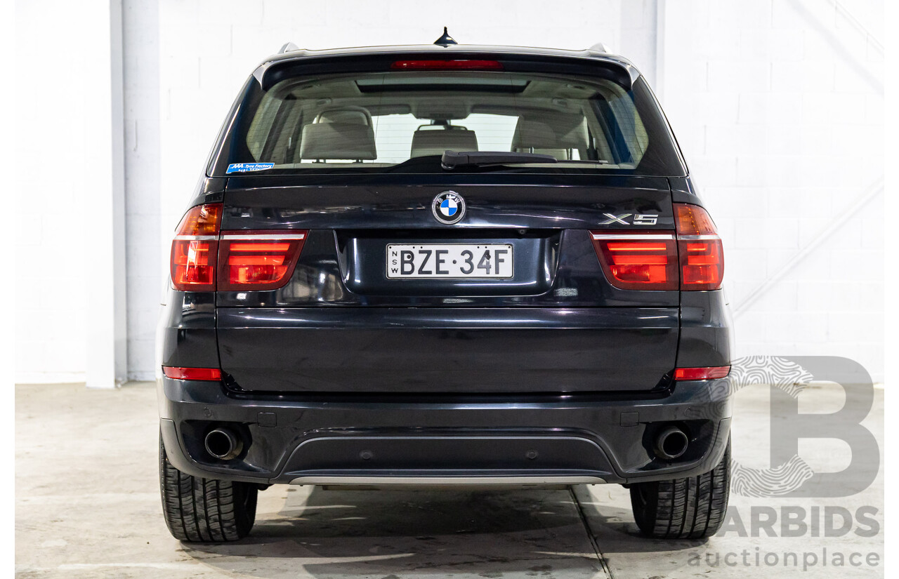 7/2011 BMW X5 Xdrive 30d E70 MY11 4d Wagon Carbon Black Metallic Turbo Diesel 3.0L
