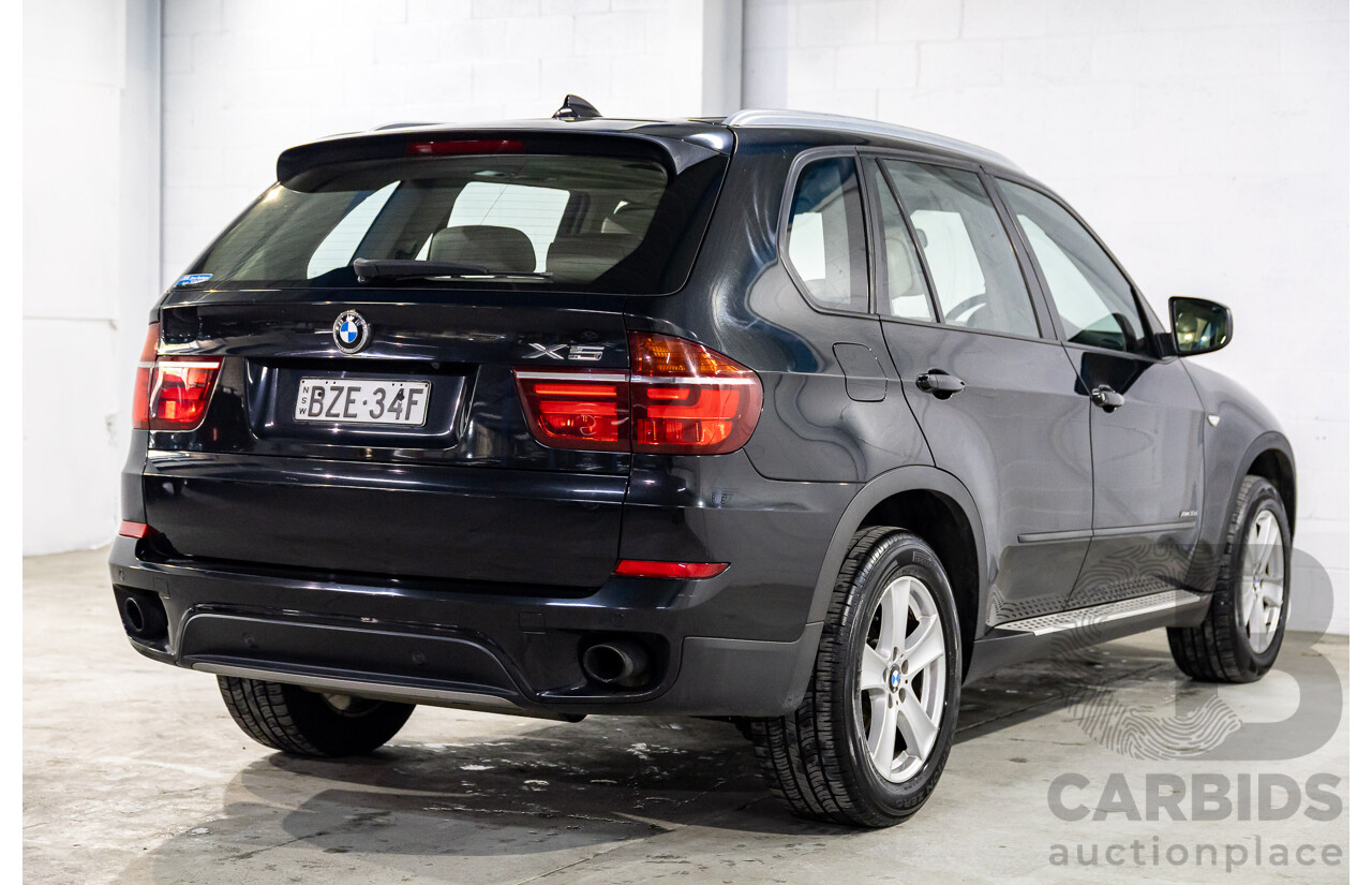 7/2011 BMW X5 Xdrive 30d E70 MY11 4d Wagon Carbon Black Metallic Turbo Diesel 3.0L