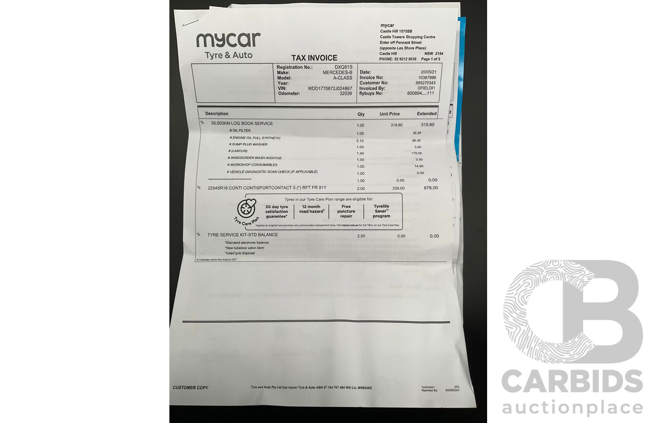 08/2018 Mercedes-Benz A200 (FWD) 177 5d Hatchback Iridium Silver Metallic Turbo 1.3L