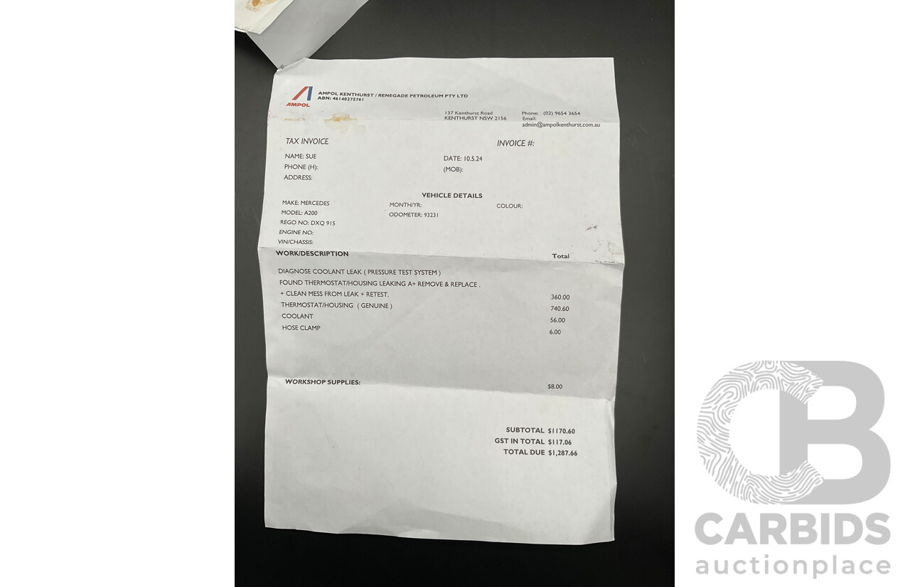 08/2018 Mercedes-Benz A200 (FWD) 177 5d Hatchback Iridium Silver Metallic Turbo 1.3L