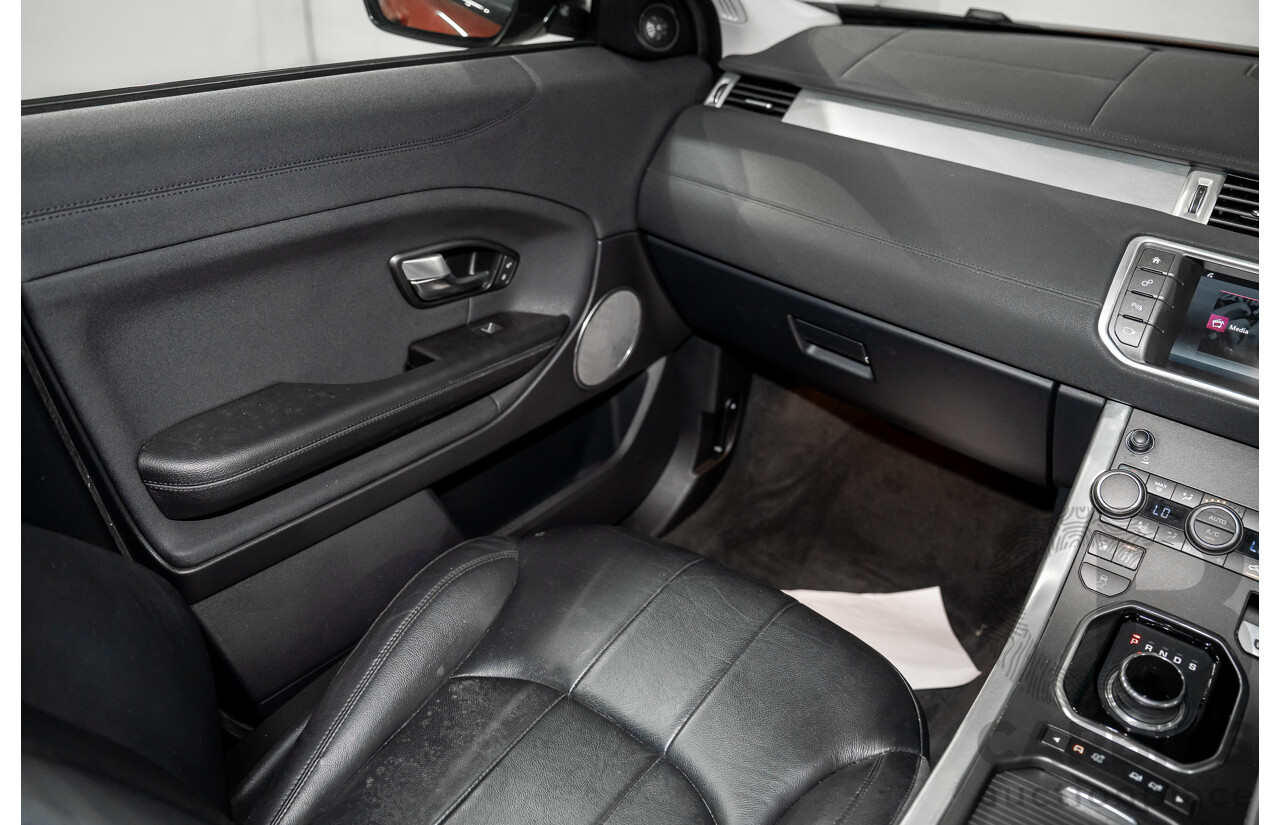 09/2016 Range Rover Evoque Td4 180 SE (AWD) LV MY17 5d Wagon Firenze Red Metalic/ Santorini Black Roof Turbo Diesel 2.0L