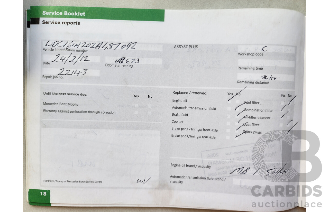 6/2009 Mercedes-Benz ML 280 CDI (4x4) W164 08 UPGRADE 4d Wagon Silver 3.0L