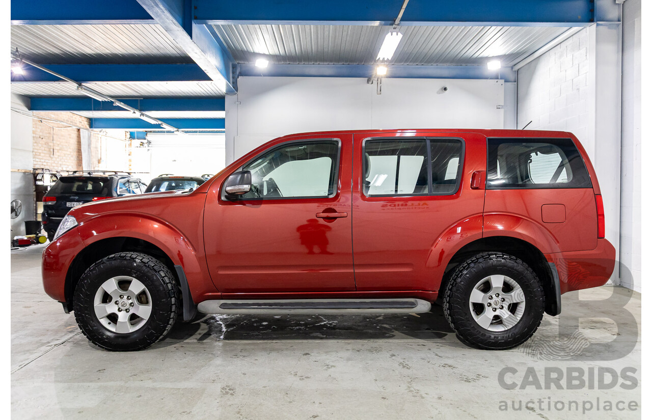 6/2012 Nissan Pathfinder ST (4x4) R51 SERIES 4 4d Wagon Red Turbo Diesel 2.5L - 7 Seater