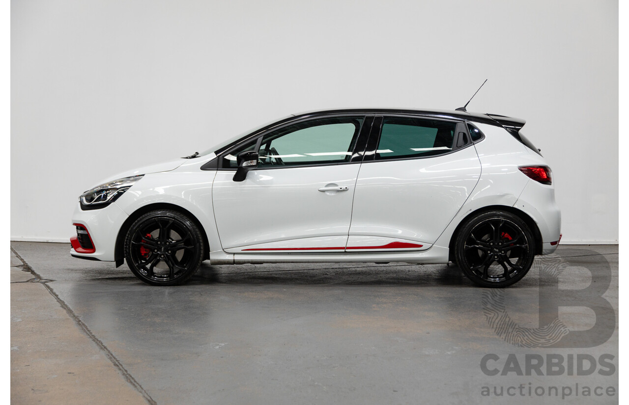 03/2015 Renault Clio RS 200 Sport X98 5D Hatchback White Turbo 1.6L