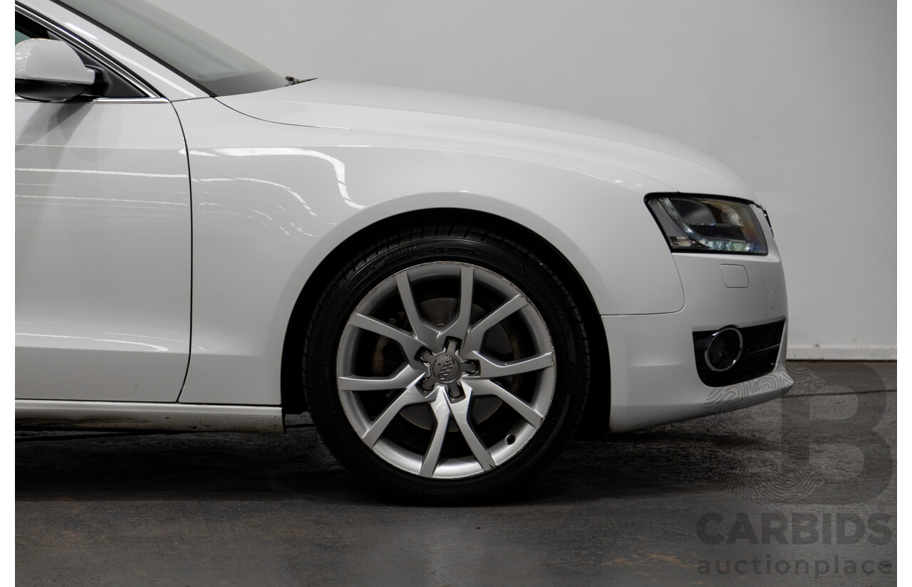 3/2012 Audi A5 Sportback 2.0 TFSI 8T MY12 5d Hatchback White Turbo 2.0L
