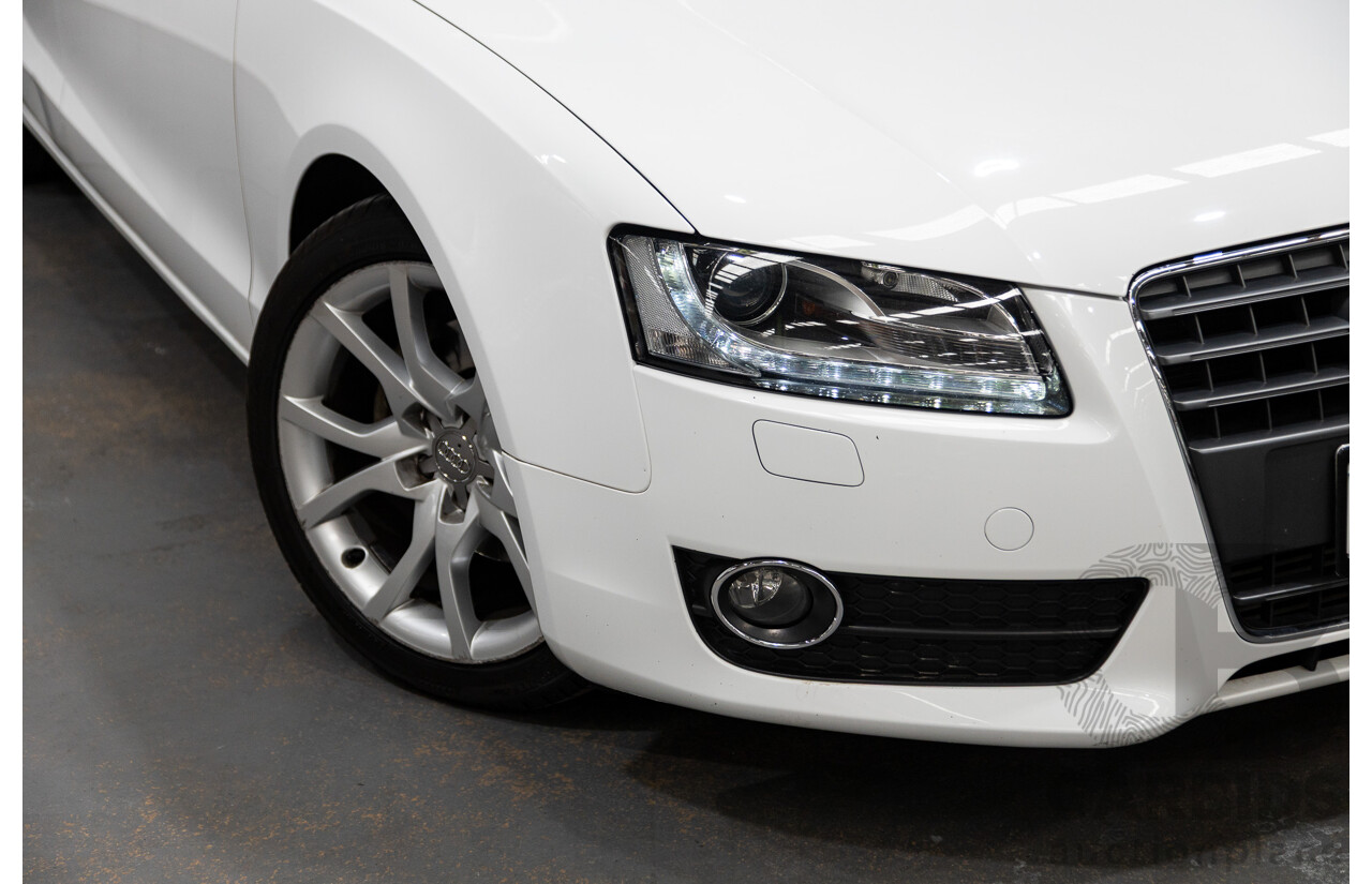 3/2012 Audi A5 Sportback 2.0 TFSI 8T MY12 5d Hatchback White Turbo 2.0L