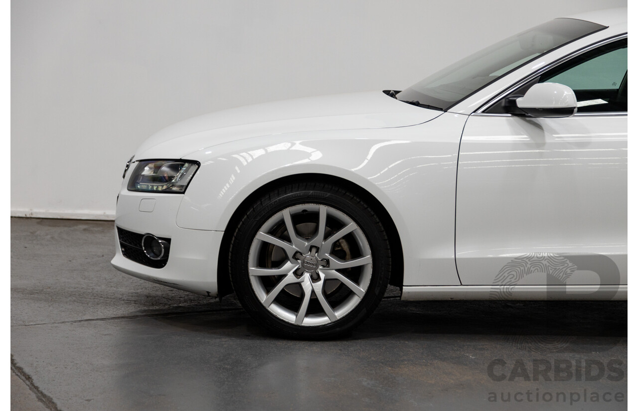 3/2012 Audi A5 Sportback 2.0 TFSI 8T MY12 5d Hatchback White Turbo 2.0L