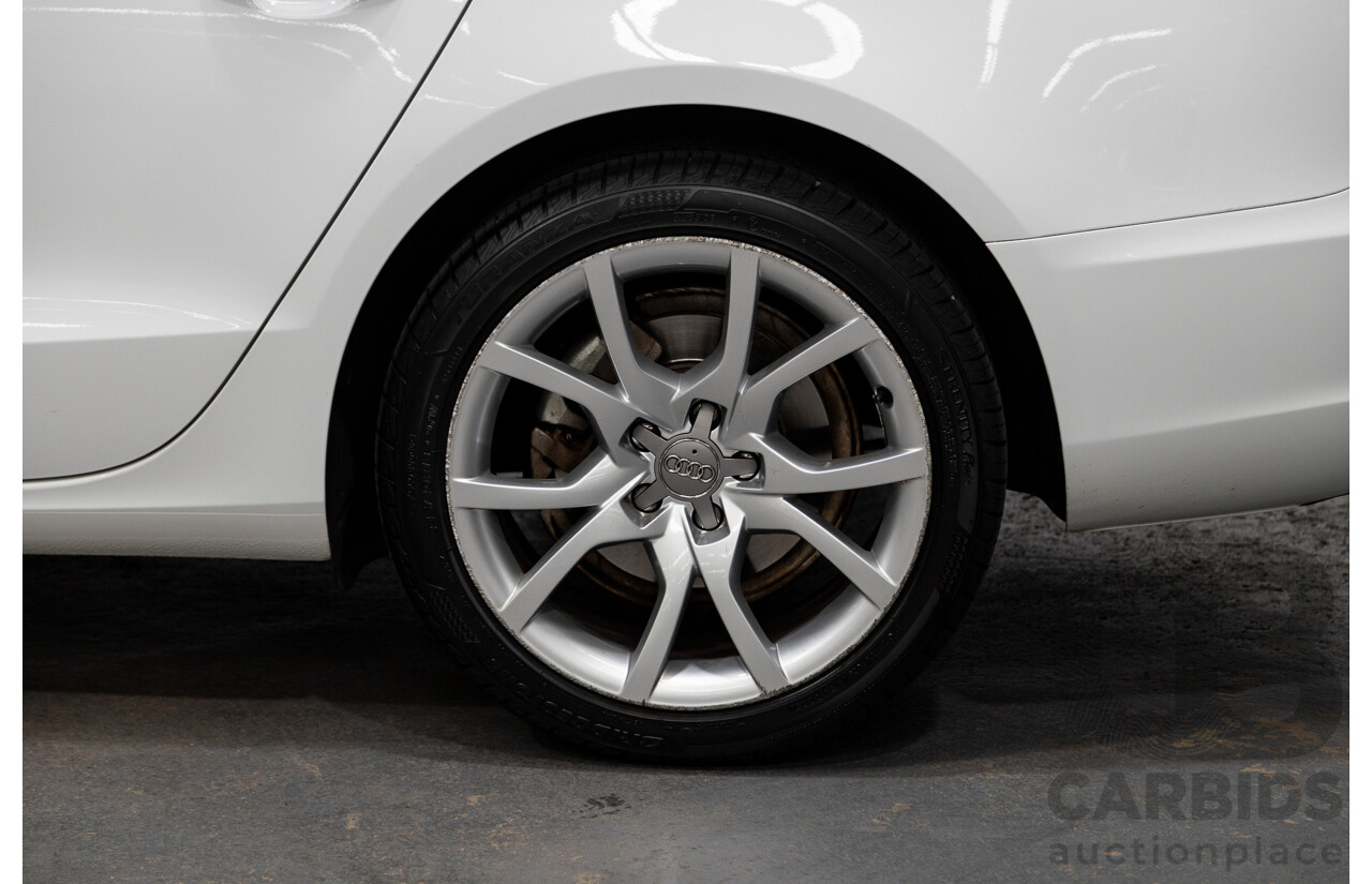 3/2012 Audi A5 Sportback 2.0 TFSI 8T MY12 5d Hatchback White Turbo 2.0L