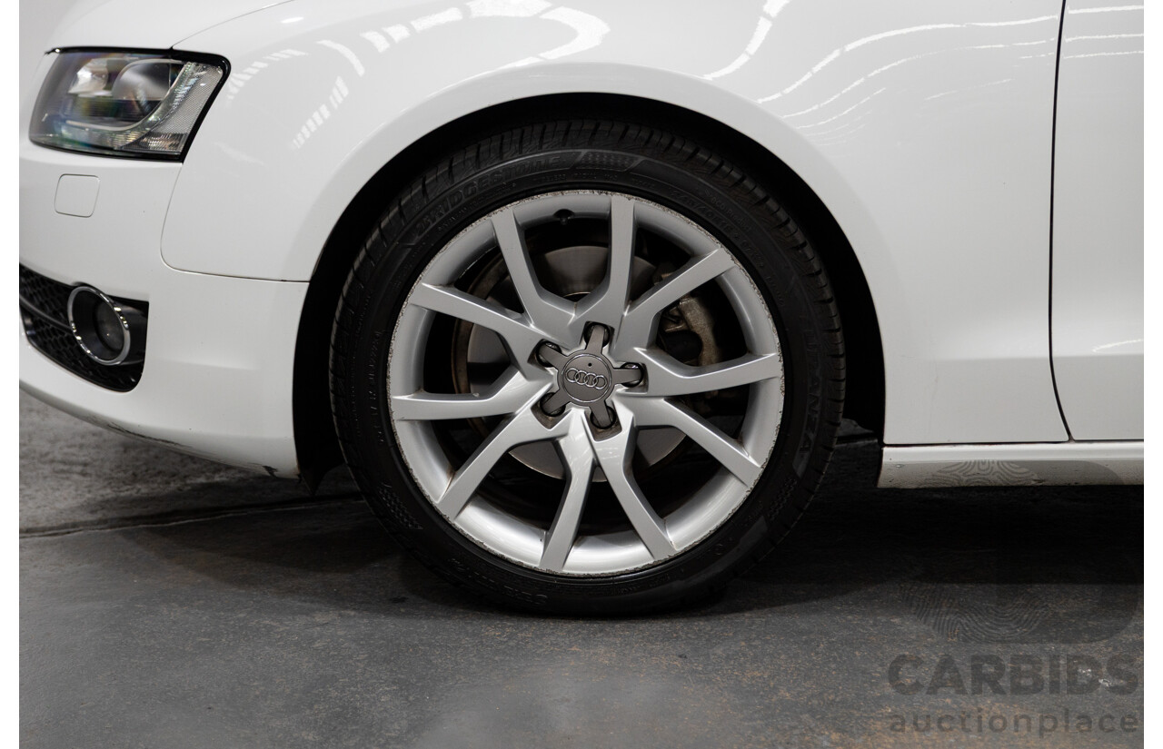 3/2012 Audi A5 Sportback 2.0 TFSI 8T MY12 5d Hatchback White Turbo 2.0L