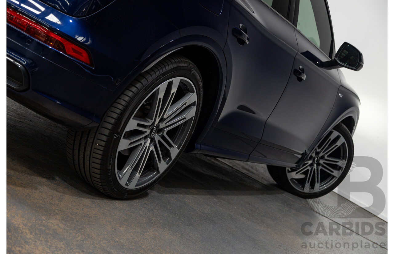 02/2018 Audi SQ5 3.0 TFSI Quattro (AWD) FY MY18 4D Wagon Navarra Blue Metallic Turbo V6 3.0L