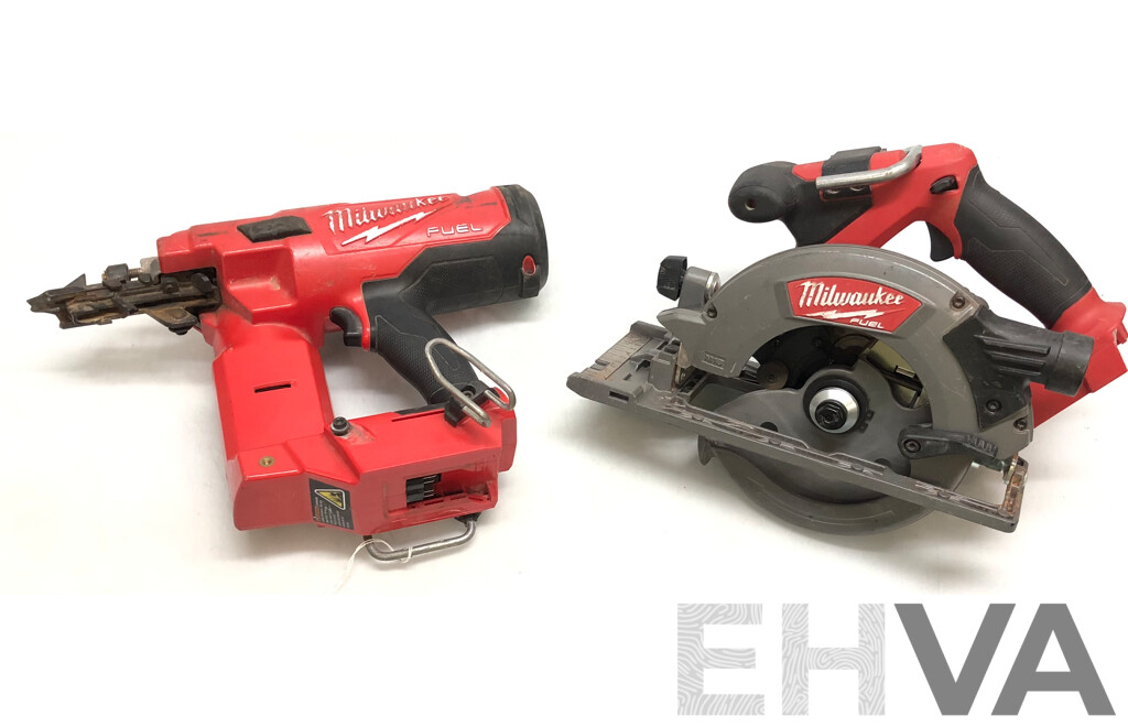 Milwaukee Cordless Power Tools(Skins Only) - Lot of Two