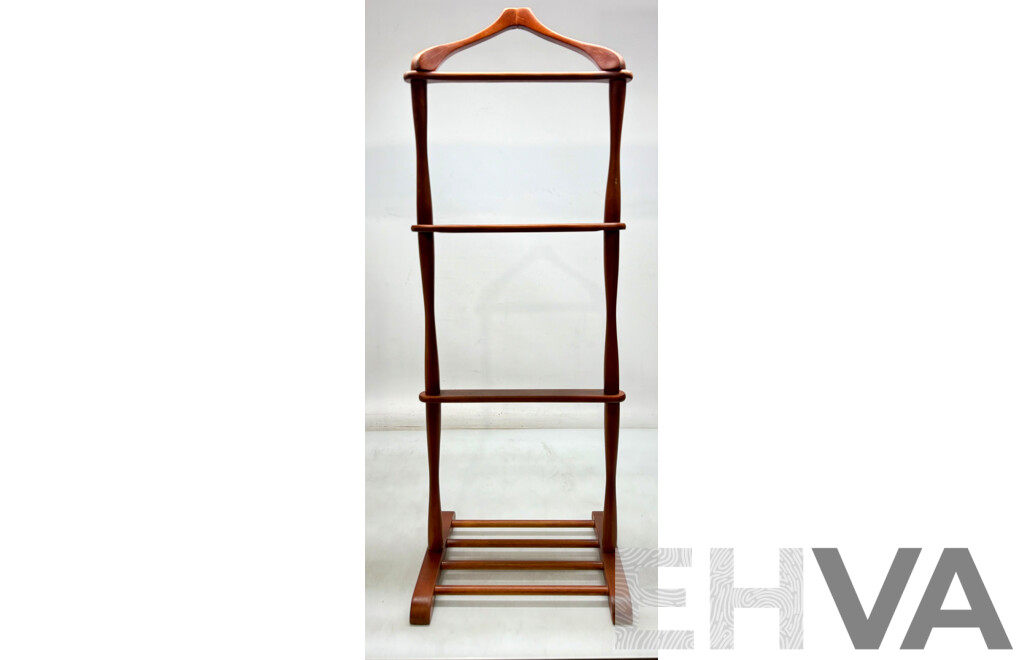 Suit Stand with Shoe Rack and Cufflink Tray