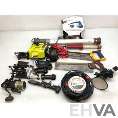 Selection of Tools, Hardware, Homeware and Bicycle Components