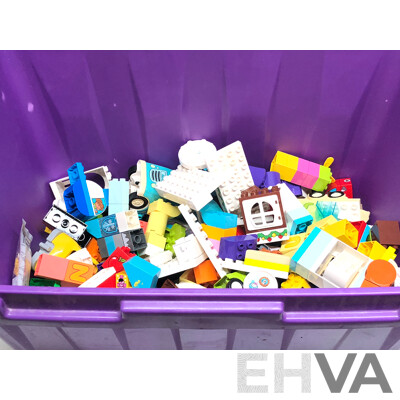 Selection of Duplo Bricks and Sets with Storage Tub