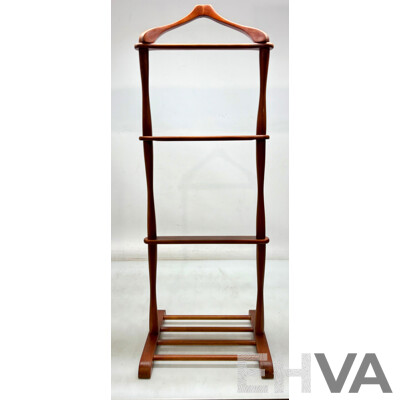 Suit Stand with Shoe Rack and Cufflink Tray