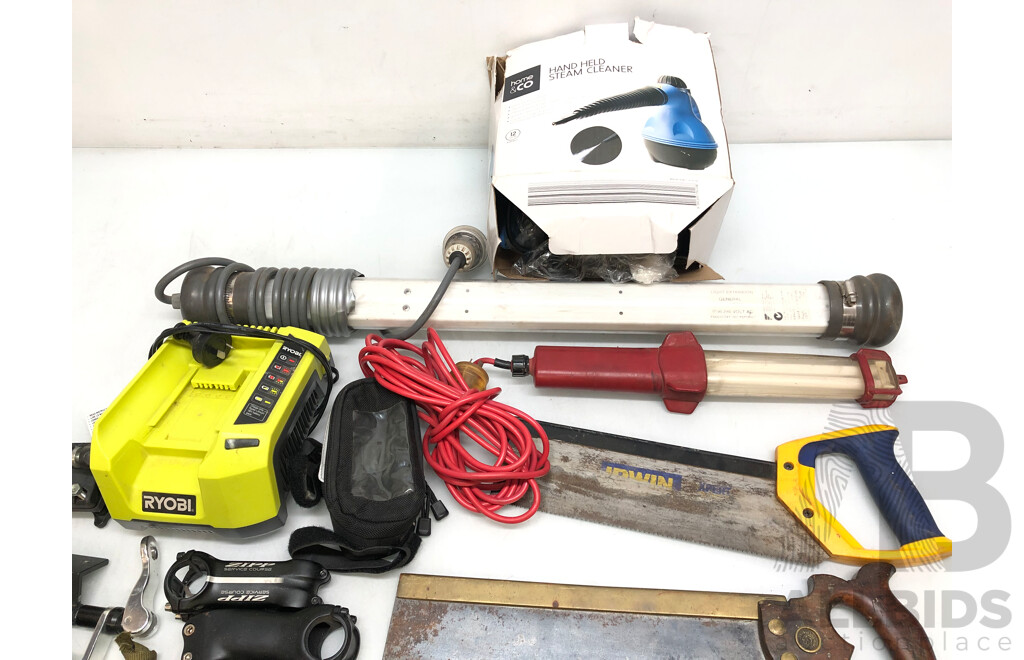 Selection of Tools, Hardware, Homeware and Bicycle Components