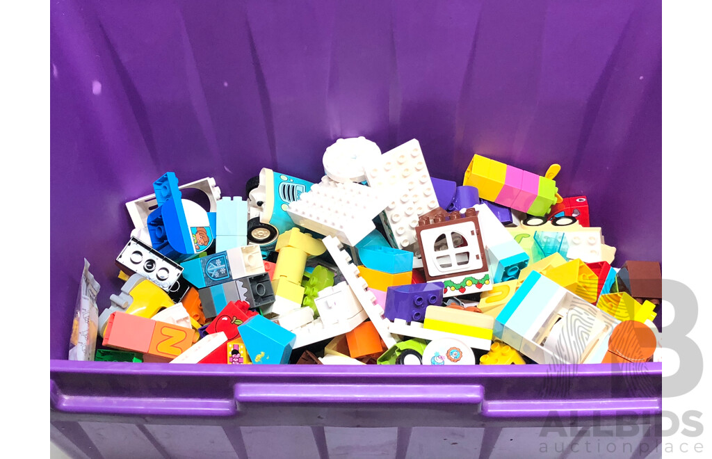 Selection of Duplo Bricks and Sets with Storage Tub