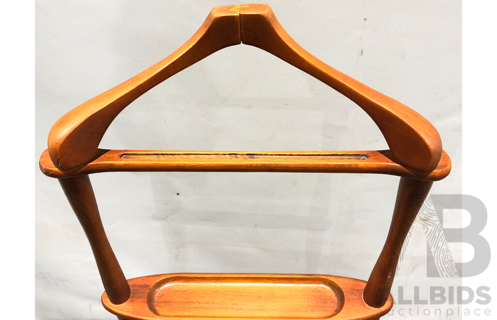 Suit Stand with Shoe Rack and Cufflink Tray