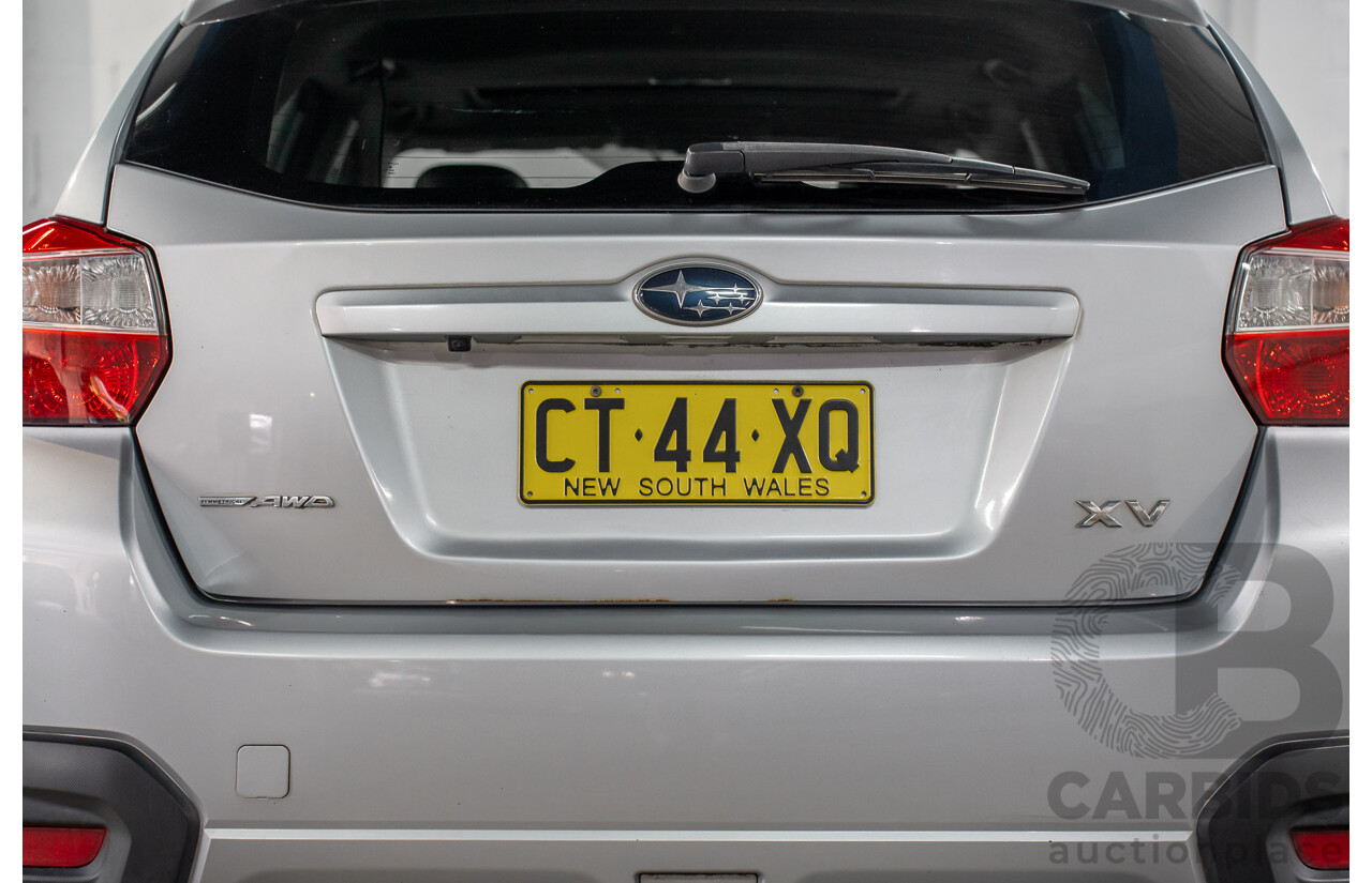 8/2014 Subaru XV 2.0i-S MY14 4d Wagon Ice Silver Metallic 2.0L