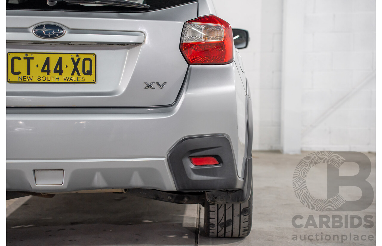 8/2014 Subaru XV 2.0i-S MY14 4d Wagon Ice Silver Metallic 2.0L