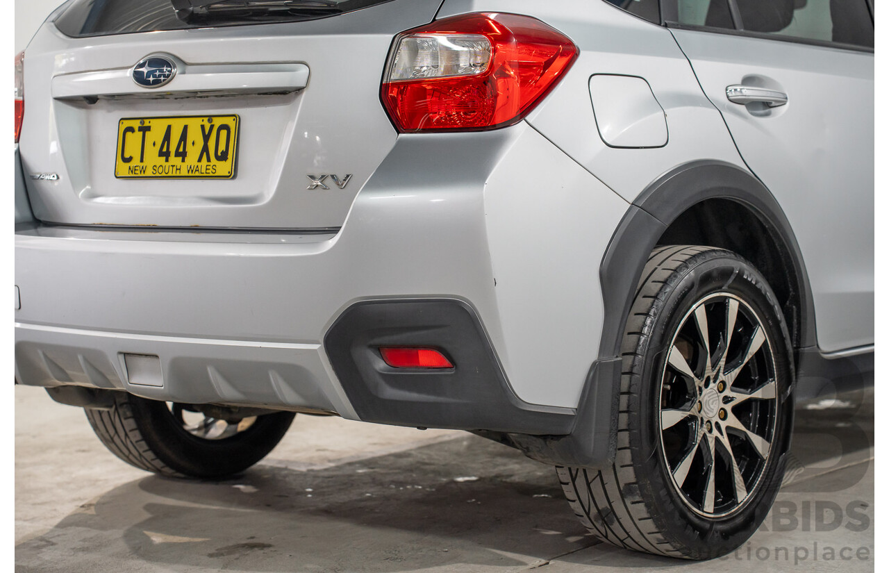 8/2014 Subaru XV 2.0i-S MY14 4d Wagon Ice Silver Metallic 2.0L