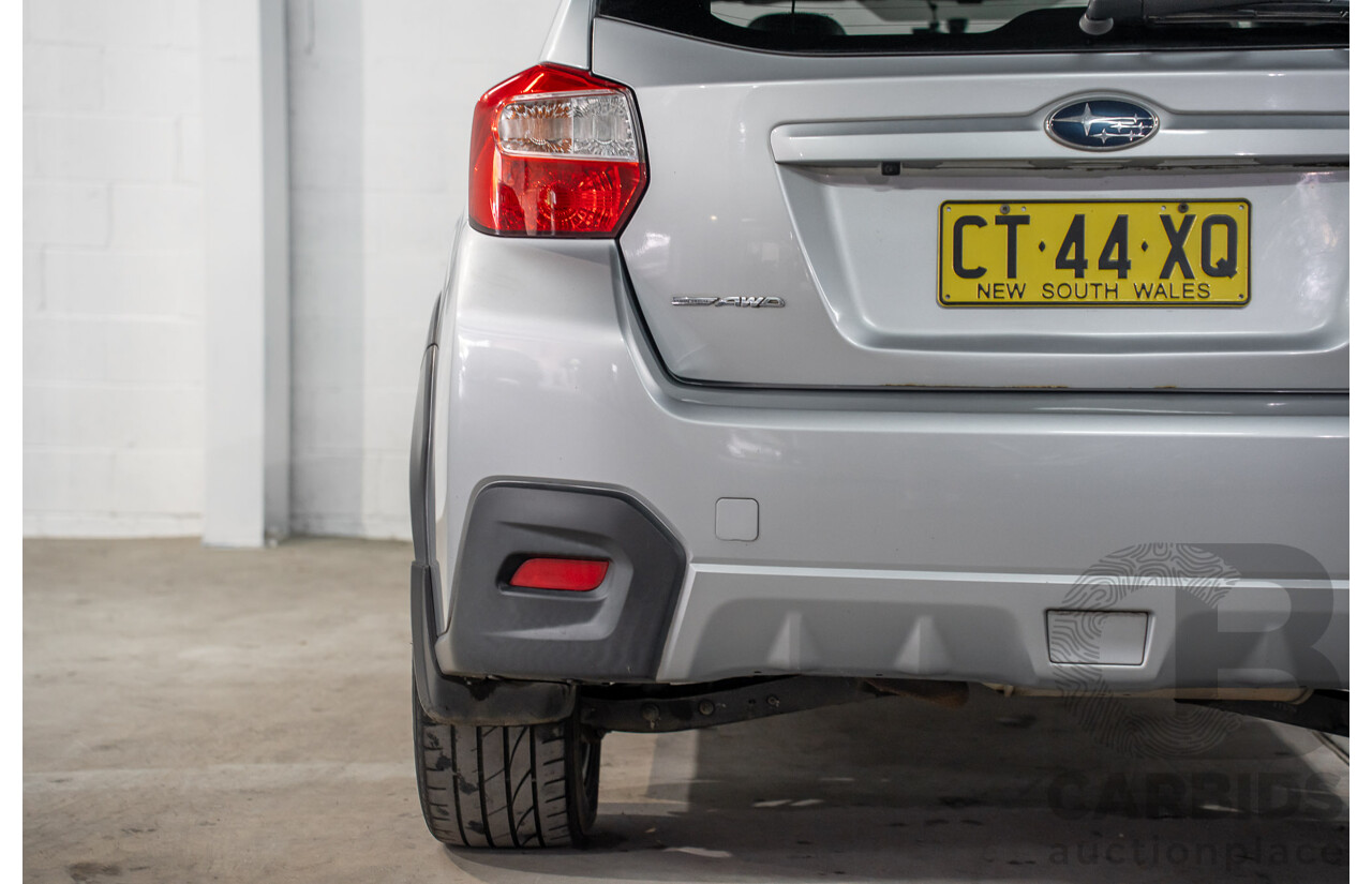 8/2014 Subaru XV 2.0i-S MY14 4d Wagon Ice Silver Metallic 2.0L