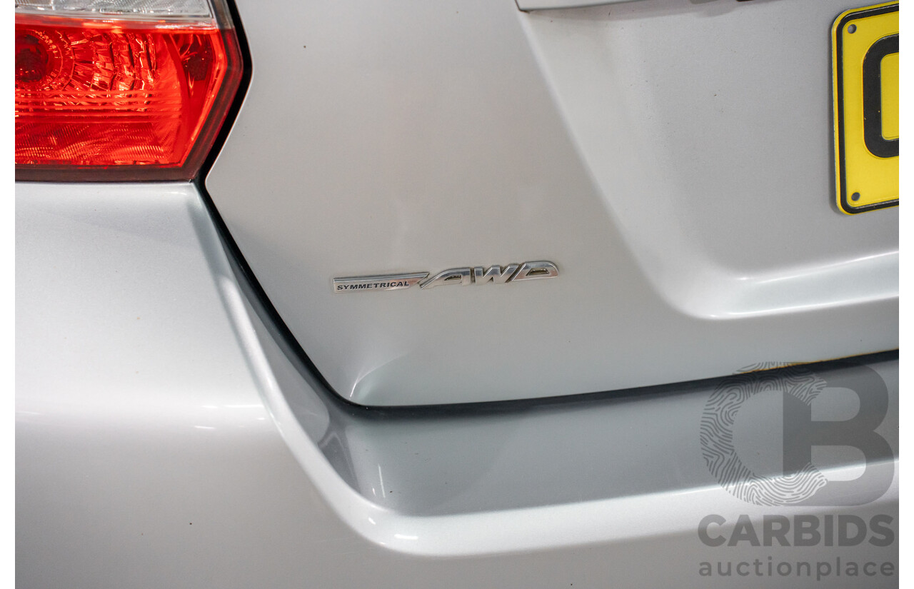 8/2014 Subaru XV 2.0i-S MY14 4d Wagon Ice Silver Metallic 2.0L
