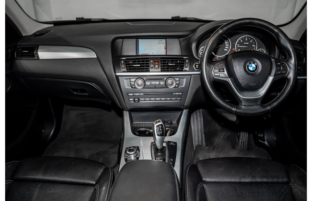 11/2011 BMW X3 Xdrive 20d (AWD) F25 4d Wagon Titanium Silver Metallic Turbo Diesel 2.0L