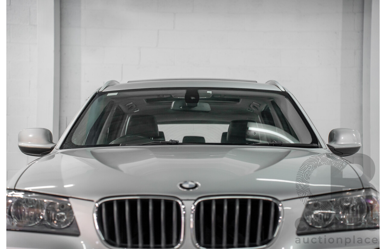 11/2011 BMW X3 Xdrive 20d (AWD) F25 4d Wagon Titanium Silver Metallic Turbo Diesel 2.0L