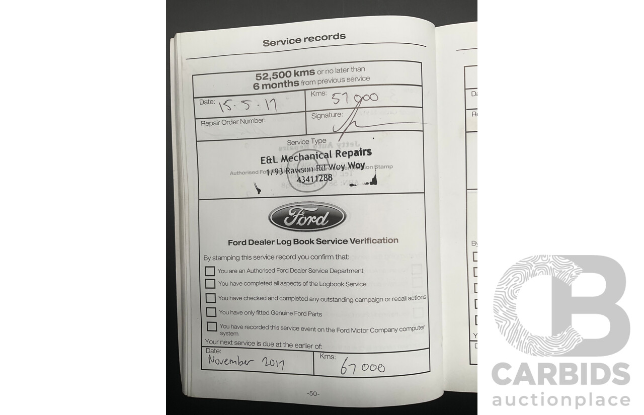5/2012 Ford Focus Ambiente LW 5d Hatchback Lunar Sky 1.6L