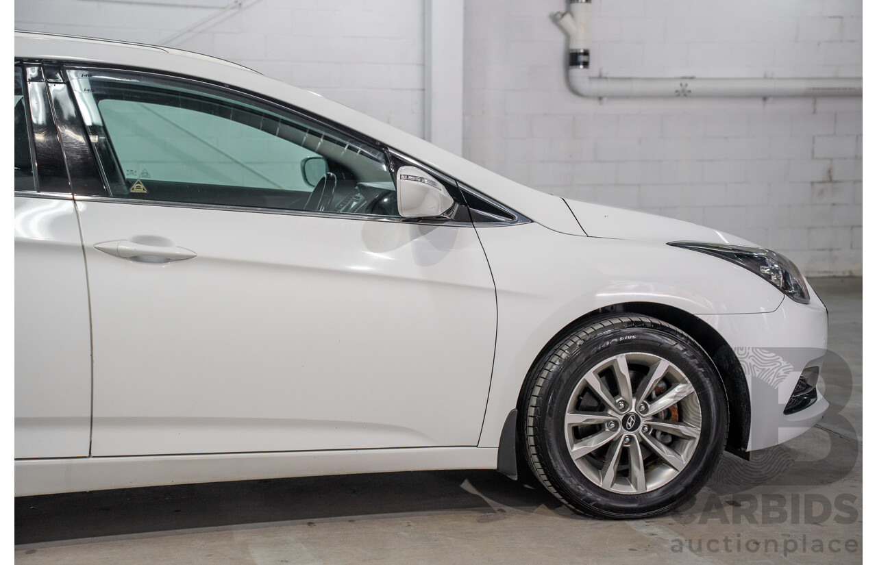 07/2017 Hyundai i40 Active Tourer (FWD) VF4 SERIES II MY17 4d Wagon Pure White Turbo Diesel 1.7L