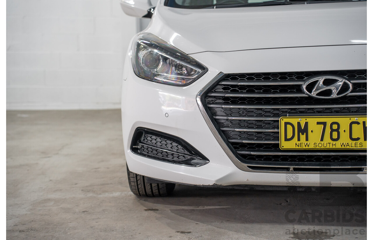 07/2017 Hyundai i40 Active Tourer (FWD) VF4 SERIES II MY17 4d Wagon Pure White Turbo Diesel 1.7L