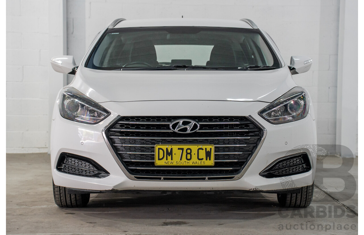 07/2017 Hyundai i40 Active Tourer (FWD) VF4 SERIES II MY17 4d Wagon Pure White Turbo Diesel 1.7L
