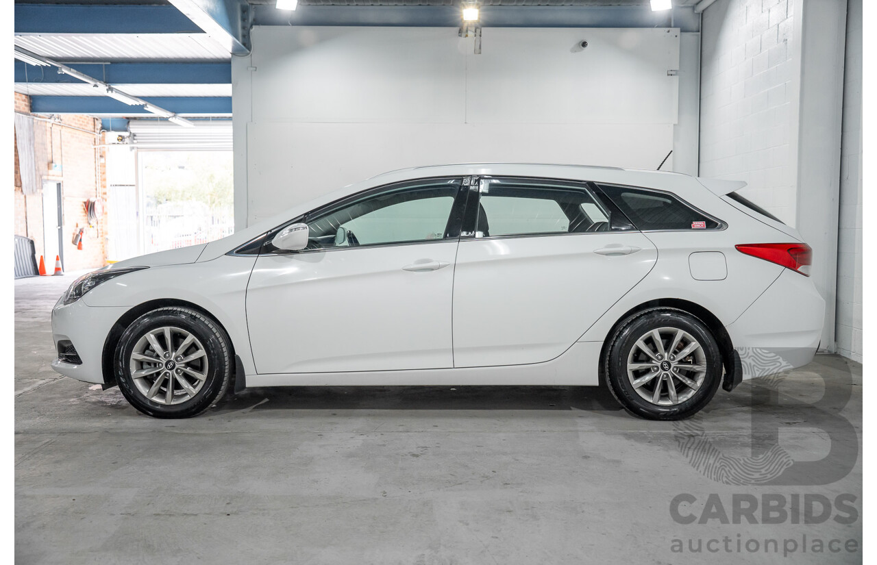 07/2017 Hyundai i40 Active Tourer (FWD) VF4 SERIES II MY17 4d Wagon Pure White Turbo Diesel 1.7L