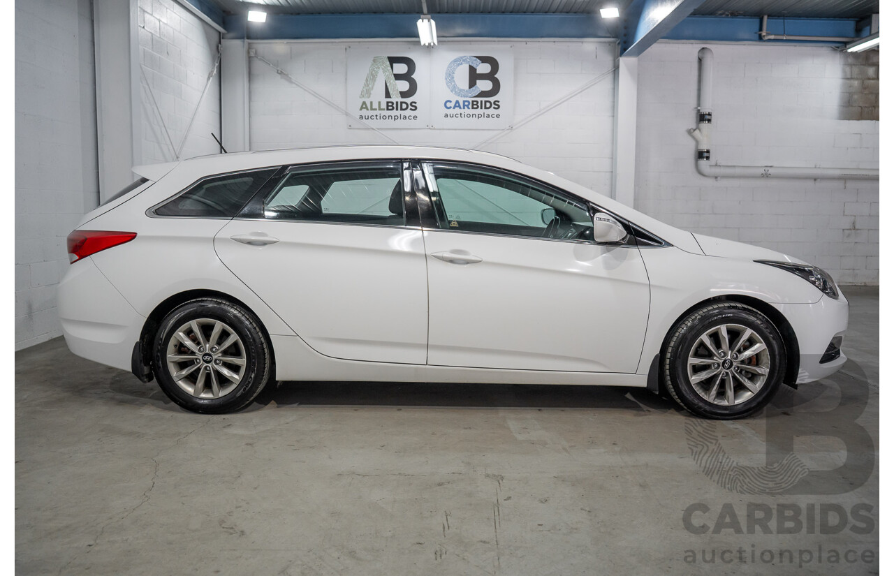 07/2017 Hyundai i40 Active Tourer (FWD) VF4 SERIES II MY17 4d Wagon Pure White Turbo Diesel 1.7L