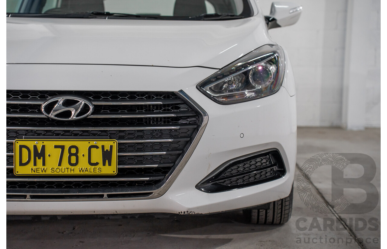 07/2017 Hyundai i40 Active Tourer (FWD) VF4 SERIES II MY17 4d Wagon Pure White Turbo Diesel 1.7L