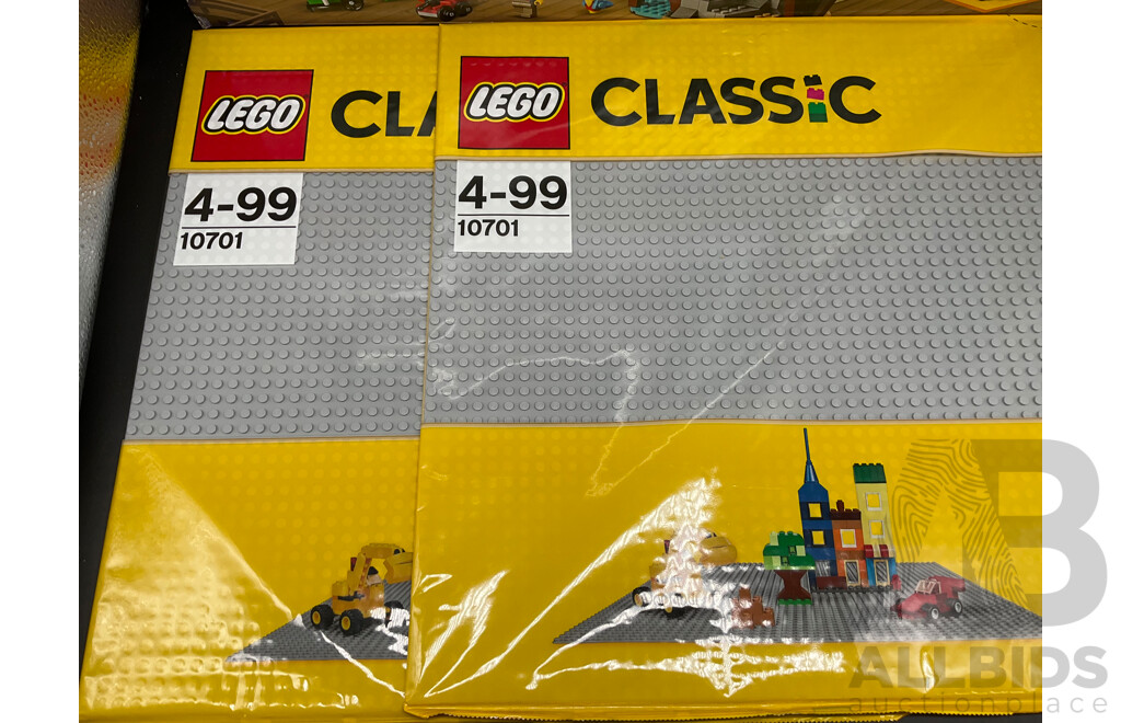 LEGO Creator Pirate Roller Coaster 31084, 2x LEGO Gray Baseplate 10701 - New Sealed in Box - Lot of 3