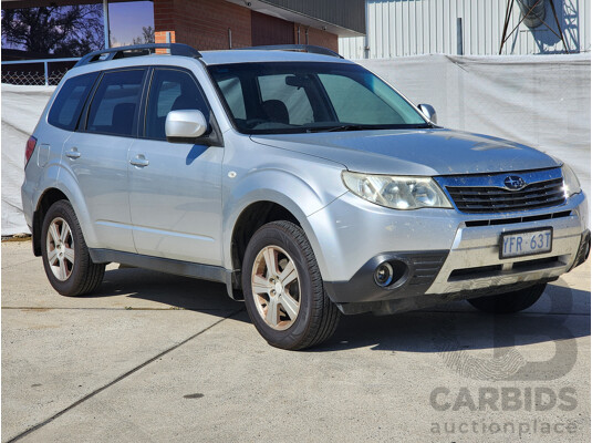 12/2008 Subaru Forester XS MY09 4d Wagon Silver 2.5L