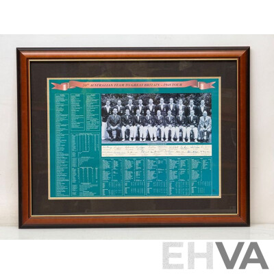 Australian Cricket Team 1948 Invincibles Team Print