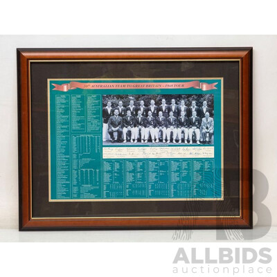 Australian Cricket Team 1948 Invincibles Team Print