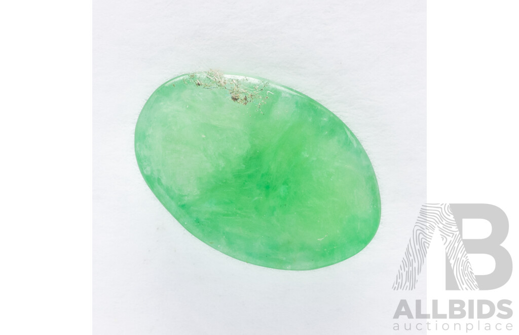 Chrysoprase, Australian Unset Oval Cabochon, 2.4ct