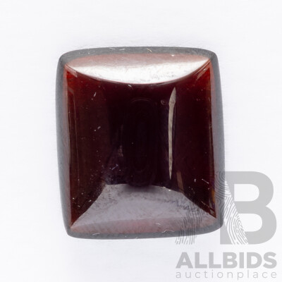 Garnet, High Quality Rectangular Cabochon Gemstone, 8.75ct