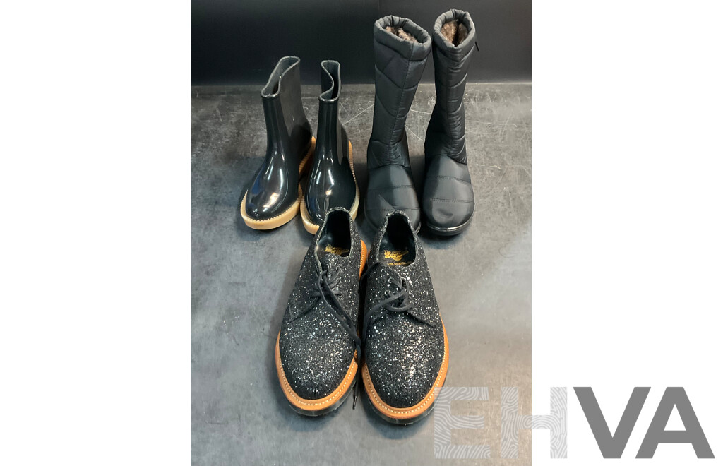 DR. MARTENS , MELISSA, XiuXian Women's Shoes Size 23.5 /(35/36)/38 - Lot of 3