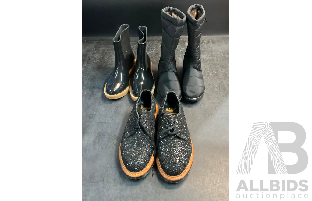 DR. MARTENS , MELISSA, XiuXian Women's Shoes Size 23.5 /(35/36)/38 - Lot of 3