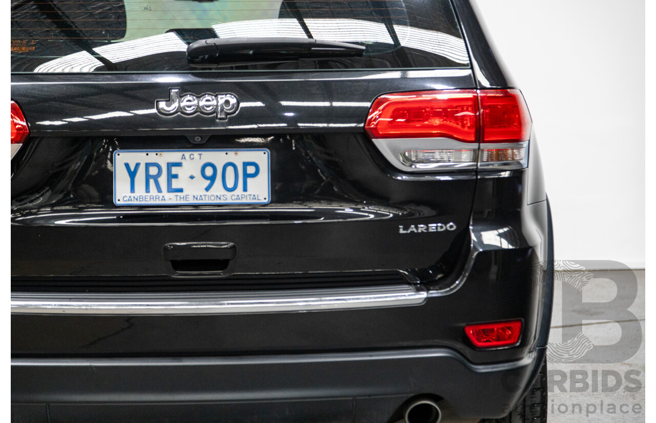 2/2014 Jeep Grand Cherokee Laredo (4x4) WK MY14 4d Wagon Black Turbo Diesel 3.0L