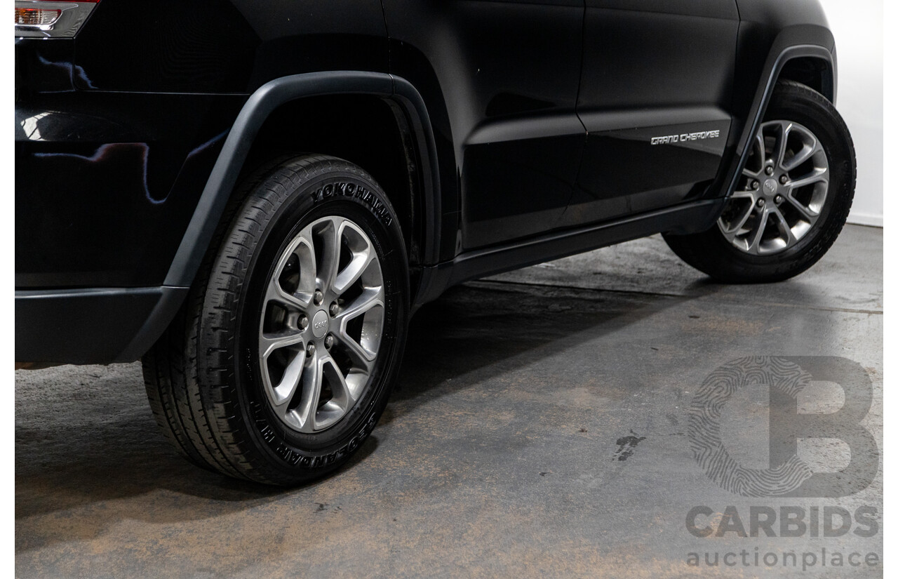 2/2014 Jeep Grand Cherokee Laredo (4x4) WK MY14 4d Wagon Black Turbo Diesel 3.0L