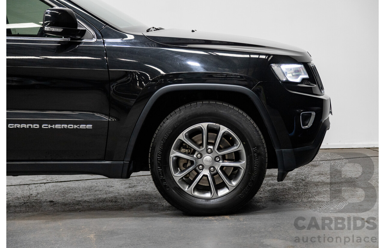 2/2014 Jeep Grand Cherokee Laredo (4x4) WK MY14 4d Wagon Black Turbo Diesel 3.0L