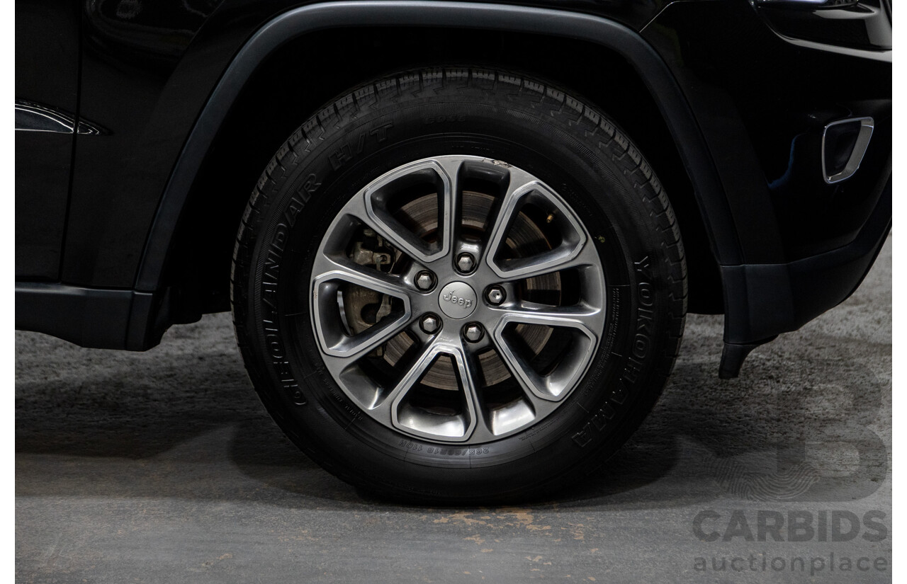 2/2014 Jeep Grand Cherokee Laredo (4x4) WK MY14 4d Wagon Black Turbo Diesel 3.0L